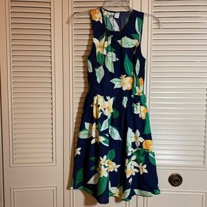 Old Navy floral sleeveless dress